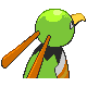 Xatu shiny back-facing sprite from Pokémon Diamond