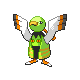 Xatu shiny front-facing sprite from Pokémon Diamond