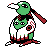 Xatu front-facing sprite from Pokémon Silver