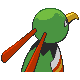 Xatu back-facing sprite from Pokémon SoulSilver