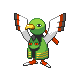 Xatu front-facing sprite from Pokémon SoulSilver