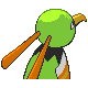 Xatu shiny back-facing sprite from Pokémon SoulSilver