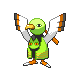 Xatu shiny front-facing sprite from Pokémon SoulSilver