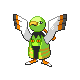 Xatu shiny front-facing sprite from Pokémon Platinum