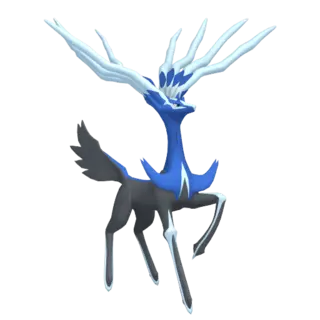 Xerneas front-facing sprite from Legends Za