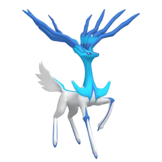 Xerneas shiny front-facing sprite from Legends Za