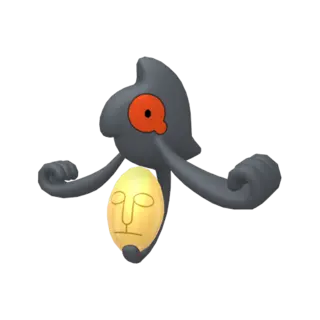 Yamask front-facing sprite from Pokémon Sword