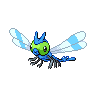 Yanma shiny front-facing sprite from Pokémon Black