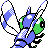 Yanma shiny back-facing sprite from Pokémon Crystal