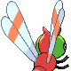 Yanma back-facing sprite from Pokémon Diamond