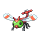 Yanma front-facing sprite from Pokémon Diamond