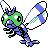 Yanma shiny front-facing sprite from Pokémon Gold