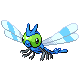 Yanma shiny front-facing sprite from Pokémon HeartGold