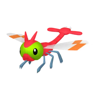 Yanma front-facing sprite from Pokémon Omega Ruby
