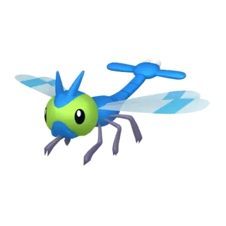 Yanma shiny front-facing sprite from Pokémon Omega Ruby