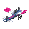 Yanmega shiny back-facing sprite from Pokémon Black