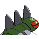 Yanmega back-facing sprite from Pokémon Platinum