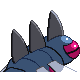 Yanmega shiny back-facing sprite from Pokémon Platinum