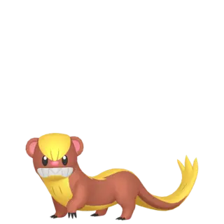 Yungoos front-facing sprite from Pokémon Ultra Moon