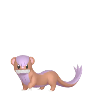 Yungoos shiny front-facing sprite from Pokémon Ultra Moon