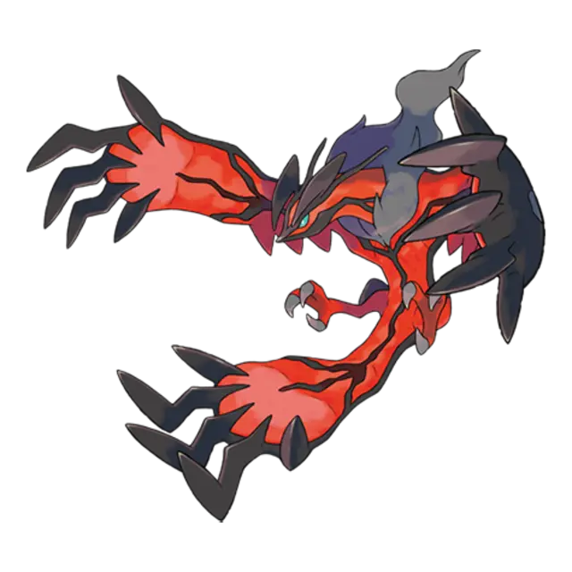 Yveltal, the Destruction Pokémon — Dark/Flying-type Pokémon official artwork