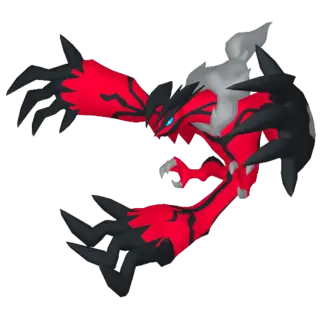 Yveltal front-facing sprite from Pokémon Alpha Sapphire