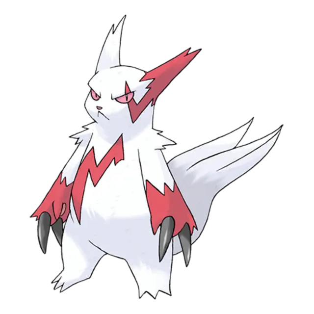 Zangoose, the Cat Ferret Pokémon — Normal-type Pokémon official artwork