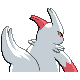 Zangoose back-facing sprite from Pokémon Pearl