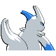 Zangoose shiny back-facing sprite from Pokémon Pearl