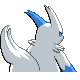 Zangoose shiny back-facing sprite from Pokémon HeartGold