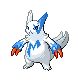 Zangoose shiny front-facing sprite from Pokémon HeartGold