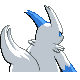 Zangoose shiny back-facing sprite from Pokémon Platinum