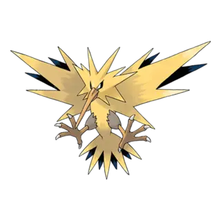 Zapdos official artwork