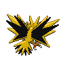 Zapdos back-facing sprite from Pokémon White