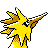 Zapdos back-facing sprite from Pokémon Crystal