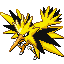 Zapdos front-facing sprite from Pokémon Emerald