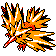 Zapdos shiny front-facing sprite from Pokémon Silver