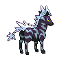 Zebstrika shiny back-facing sprite from Pokémon Black 2