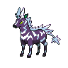 Zebstrika shiny front-facing sprite from Pokémon Black 2