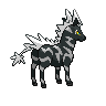 Zebstrika back-facing sprite from Pokémon White