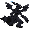 Zekrom back-facing sprite from Pokémon Black
