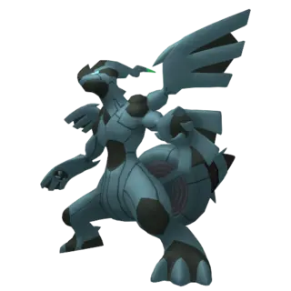 Zekrom shiny front-facing sprite from Pokémon Shield