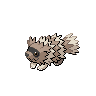 Zigzagoon front-facing sprite from Pokémon Black