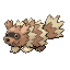 Zigzagoon front-facing sprite from Pokémon Emerald