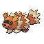 Zigzagoon shiny front-facing sprite from Pokémon Ruby
