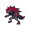 Zoroark front-facing sprite from Pokémon White 2