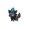 Zorua shiny front-facing sprite from Pokémon White