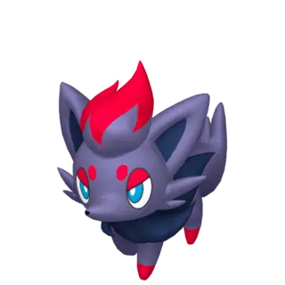 Zorua front-facing sprite from Pokémon X