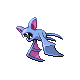 Zubat front-facing sprite from Pokémon Pearl