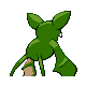 Zubat shiny back-facing sprite from Pokémon Pearl
